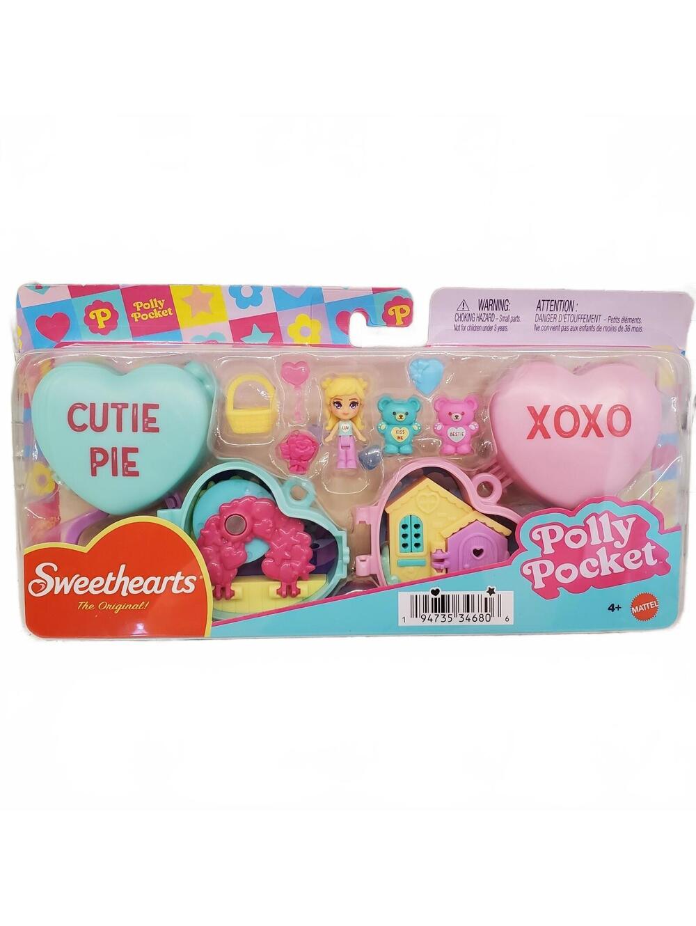 Polly Pocket Sweethearts Cutie Pie XOXO playset NEW